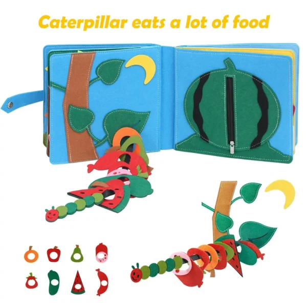Montessori Toys Busy Board Farm Animal Scene - Image 3