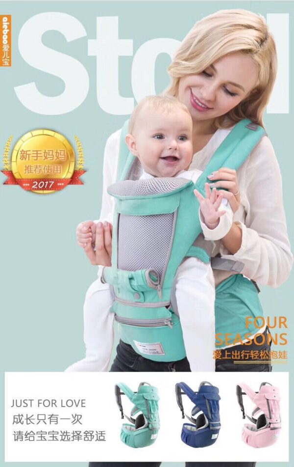Baby Carrier Kangaroo Infant  Wrap Carrier for Baby Travel 0-18 Months - Image 2