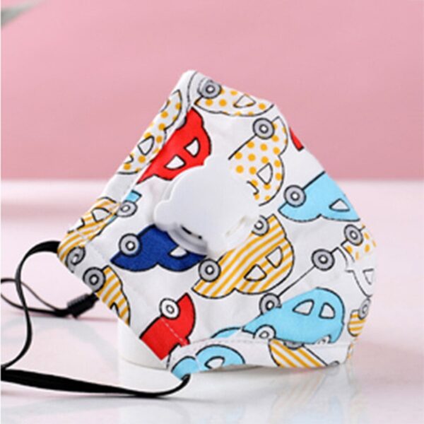 4pc Children Facemask + 8pc Filters Cartoon Kids Face Mask - Image 4