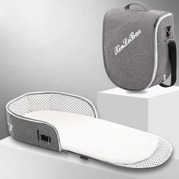 Portable Bed for baby/Toddler with Mosquito Net Protection - Image 8