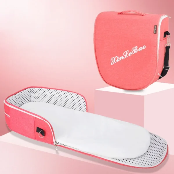 Portable Bed for baby/Toddler with Mosquito Net Protection - Image 7