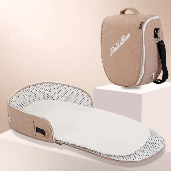 Portable Bed for baby/Toddler with Mosquito Net Protection - Image 14